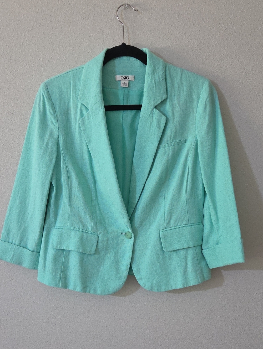 Cato Light Mint Green Women's Blazer